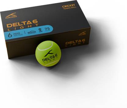 Hundred Delta 6 Light Cricket Tennis Ball