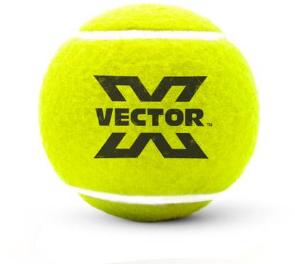 VECTOR X Light Cricket Tennnis Ball Pack Green High Bounce Light Weight Soft Cricket Tennis Ball