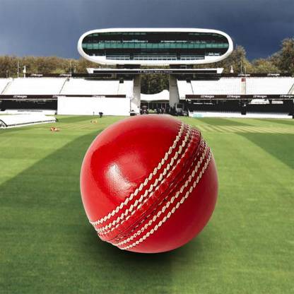 FITUP ™ 4 Stretching Special Leather Hard Synthetic Cricket Ball Cricket Leather Ball
