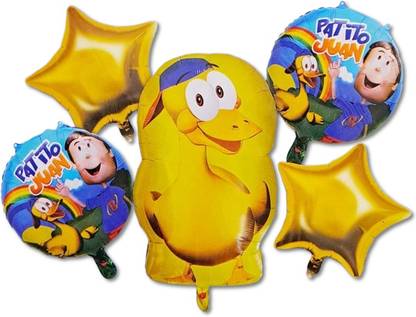 toyuniverse Printed Patito Juan Duck theme Foil balloon set for birthday party decoration Balloon