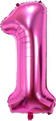 Party Parindey Solid 1/One Number Foil-Modern kids/Adults Party item Birthday Anniversary Balloon