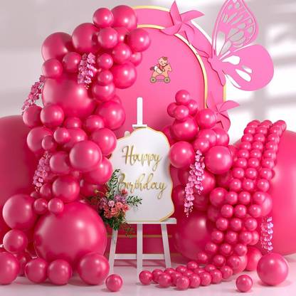 nakomoco Solid Elite Birthday decoration Kit of 34 pcs – For Kids, Husband, girls, wife Balloon
