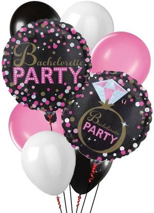 PopTheParty Printed Bachelorette Party Bride To Be Foil Balloon Combo Balloon