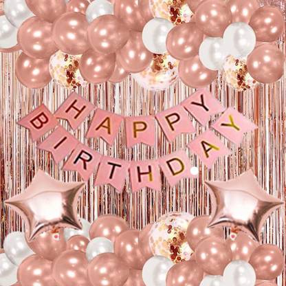 PARTY BREEZE Solid Metallic Birthday/Anniversery decoration Balloon