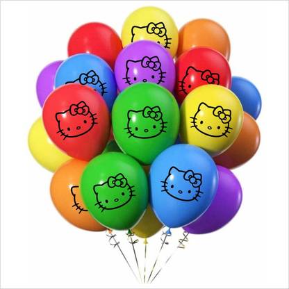 PartyballoonsHK Printed Hello Kitty ( Pack of 10) Balloon