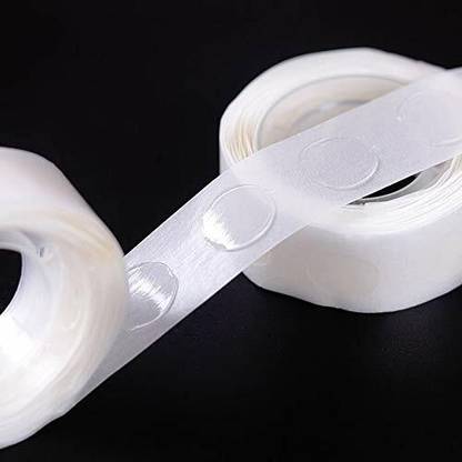 RJV Global Solid 200PCS (2 Rolls) Double Sided Balloon Glue for Dots Sticker Adhesive Point Tape ,for Wedding, Christmas, Birthday Party, Home Decoration Balloon Bouquet