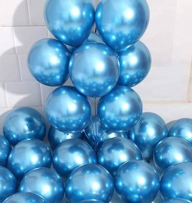 PARTY BREEZE Solid chrome extra shine balloon Birthday Anniversery party decorations Balloon