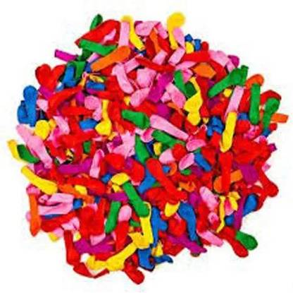 ShikharRetails Solid Non Toxic Holi Water Balloons Multicolor (Pack of 500) Balloon