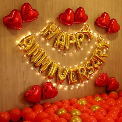 party assets Solid Anniversary Decorations for Home Balloon Kit Balloon