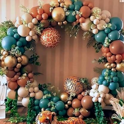 Nagina Collection Solid metallic balloon garland for birthday, baby shower, wedding Balloon