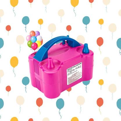 VMV FUZON Solid Portable Electric Air Balloon Blower Pump Inflator ,Decoration Dual Nozzle V2 Balloon