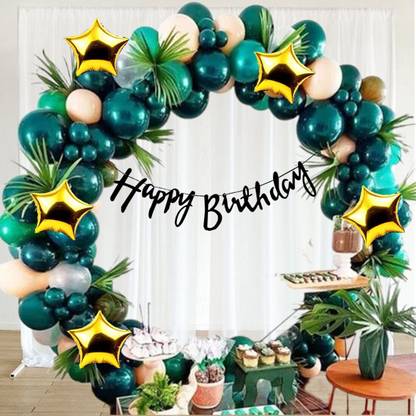 DAY DECOR Solid Balloons for Decoration Items Decoration Balloon Combo Kit - Pack of- 83 Balloon