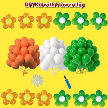 FOOGAA Solid Celebrations For Kids School, office Room Decoration DIY Kit Balloon