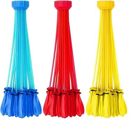 Da Novira Solid Automatic Fill And Tie Magic Water Balloons For Holi (Pack of 9(333 Balloons)08 Magic Balloon