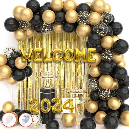 SHOPTIONS Solid welcome ballon decoration-pack of 54 Balloon