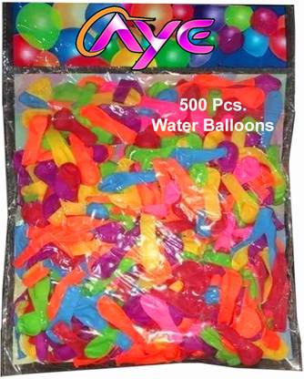 AYE Solid HOLI WATER BALLON 500PCS Balloon
