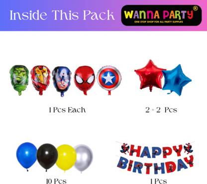 Wanna Party Solid 703602 Balloon