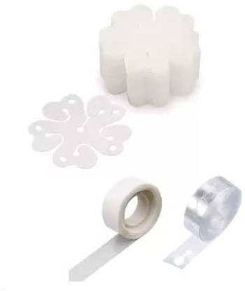 RJV Global Solid Party Balloon Decorating Garland 1 Roll Strip Arch 1Roll Dots Glue 8 Flower Clip Balloon Bouquet