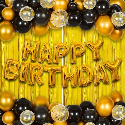 PARTY PARAGON Solid HAPPY BIRTHDAY Balloon