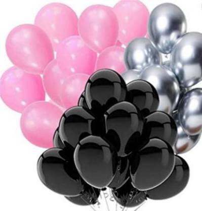 Local Charm Solid Metallic Balloons For Birthday Decoration, Baby Shower, Anniversary Party Balloon