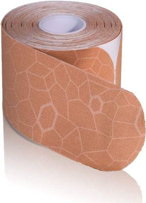 Theraband plain Kinesiology Tape with XactStretch Indicator for Perfect Stretch-Beige