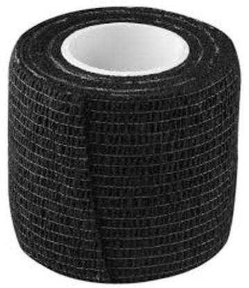 Digital Shoppy Self Adhesive Elastic Bandage Wrap (Black ) Mediem Bandage Protector
