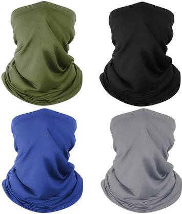 plutoprom Black, Blue, Green, Grey Bike Face Mask for Men & Women