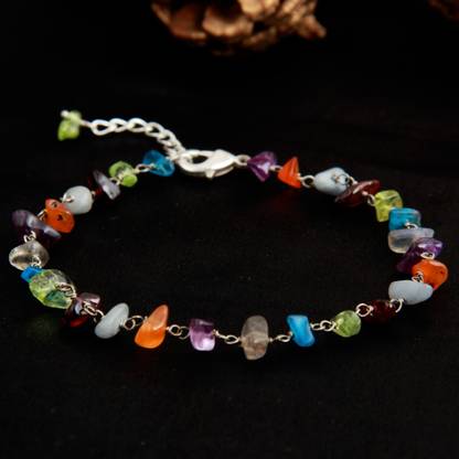 Pearlz Ocean Brass Beads Rhodium Bracelet