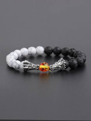 Karishma Kreations Metal, Brass, Terracotta, Alloy, Stainless Steel Platinum, Rhodium, Gold-plated, Silver Charm Bracelet
