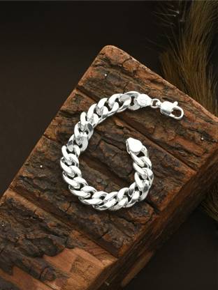 Gvlv Alloy Silver Coated Bracelet
