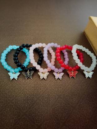 SBSONSCREATION Alloy Beads Bracelet Set