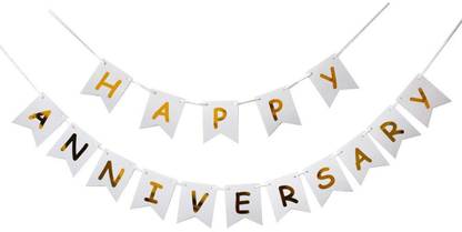SOI Happy Anniversary Banner For Party Decoration Banner