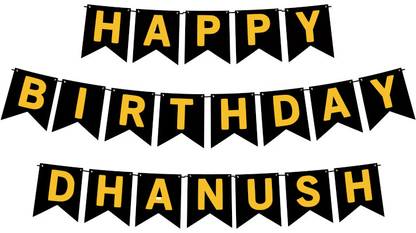 Midas Craft Happy Birthday Dhanush M Banner 02. Banner