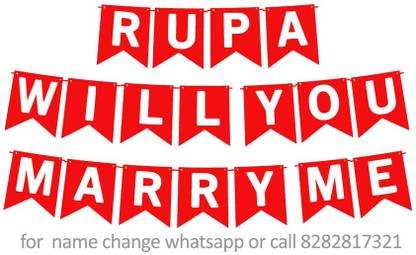 Midas Craft Will You Marry Me Rupa Proposal M Banner 0F. Banner