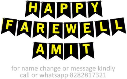 Midas Craft Happy Farewell Amit M Banner 09. Banner