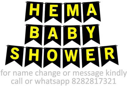 Midas Craft Baby Shower of Hema M Banner 06. Banner
