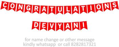 Midas Kraft Congratulations Devyani M Banner 0H. Banner
