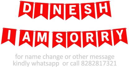 Midas Craft I am Sorry Dinesh M Banner 03. Banner