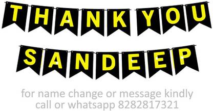 Midas Kraft Thank You Sandeep M Banner 0d. Banner