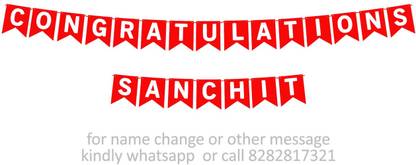 Midas Kraft Congratulations Sanchit M Banner 0H. Banner