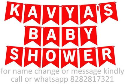 Midas Craft Baby Shower of Kavya M Banner 06. Banner