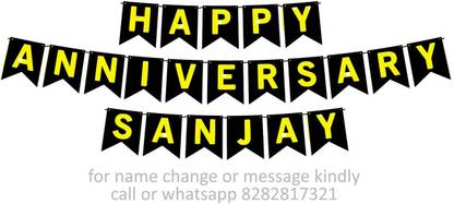 Midas Craft Happy Anniversary Sanjay M Banner 08. Banner