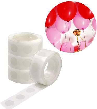 Nutech 400 Dots Balloon Glue Dots For Decoration, Birthday party etc. Adhesive Adhesive