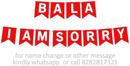 Midas Craft I am Sorry Bala M Banner 03. Banner