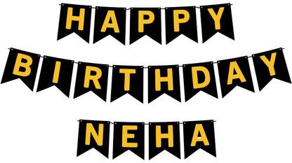 Midas Craft Happy Birthday Neha M Banner 02. Banner