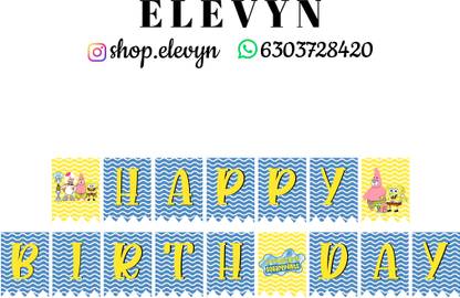 ELEVYN Spongebob Squarepants Banner