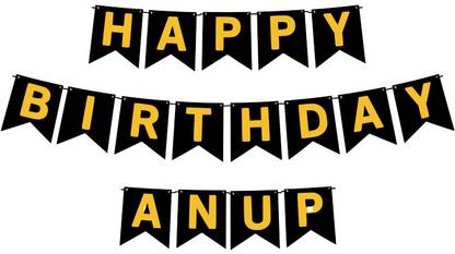Midas Craft Happy Birthday Anup M Banner 02. Banner