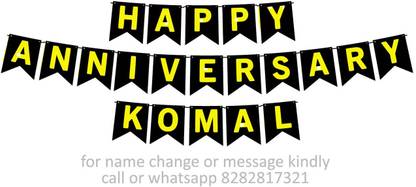 Midas Craft Happy Anniversary Komal M Banner 08. Banner