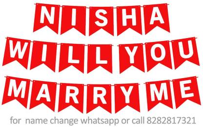 Midas Craft Will You Marry Me Nisha Proposal M Banner 0F. Banner