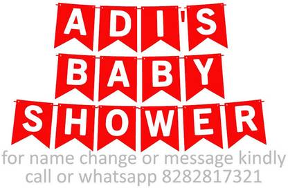 Midas Kraft Adi's Baby Shower M Banner 0G. Banner